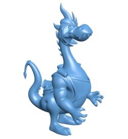 Dragon wears armor B0011959 3d model file for 3d printer