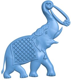 Elephant T0011406 download free stl files 3d model for CNC wood carving