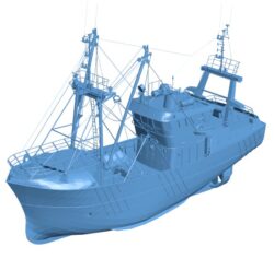 Fishing boat at sea B0011960 3d model file for 3d printer