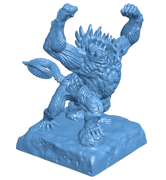 Mutant monster B0011894 3d model file for 3d printer