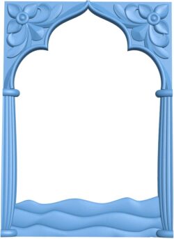 Picture frame or mirror T0011338 download free stl files 3d model for CNC wood carving