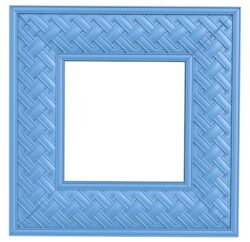 Picture frame or mirror T0011355 download free stl files 3d model for CNC wood carving