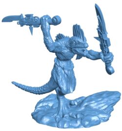 Salamander warrior B0012008 3d model file for 3d printer