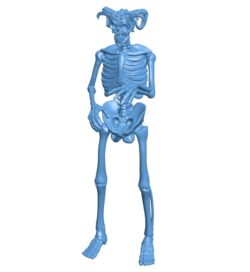 Skeleton of the demon boss B0011896 3d model file for 3d printer
