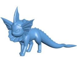 Vaporeon – pokemon B0011943 3d model file for 3d printer