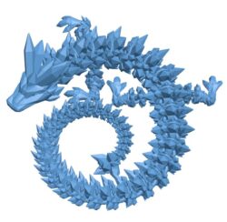Crystal Dragon B0012211 3d model file for 3d printer