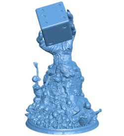 Dice playing techniques B0012107 3d model file for 3d printer