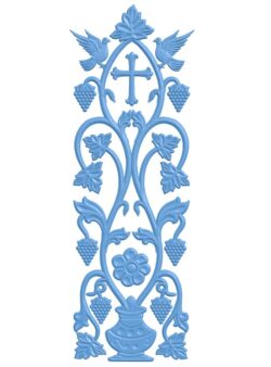 Door frame pattern T0011661 download free stl files 3d model for CNC wood carving