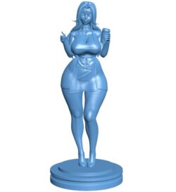 Female servant B0012238 3d model file for 3d printer