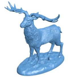 Giant Elk B0012044 3d model file for 3d printer