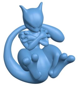 Mewtwo – Pokemon B0012266 3d model file for 3d printer