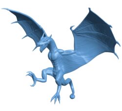 Crimson Drake – Dragon B0012448 3d model file for 3d printer