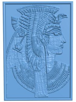 Nitocris T0011945 download free stl files 3d model for CNC wood carving