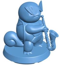 Squirtle – Pokemon B0012396 3d model file for 3d printer