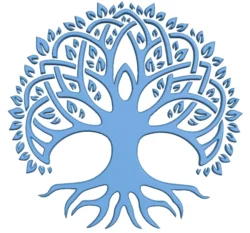 Celtic tree of life T0013227 download free stl files 3d model for CNC wood carving