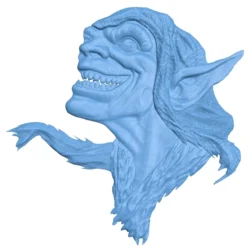 Goblin T0012992 download free stl files 3d model for CNC wood carving
