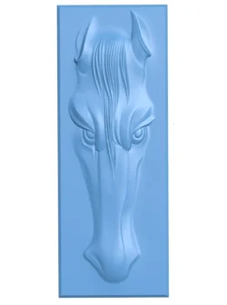 Horse painting T0013209 download free stl files 3d model for CNC wood carving