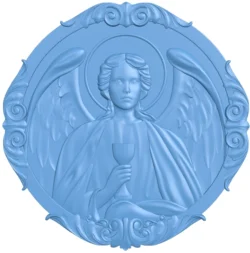 Icon of Archangel Michael T0013168 download free stl files 3d model for CNC wood carving