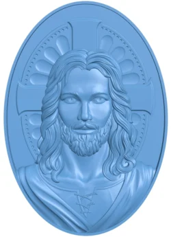 Icon of Jesus Christ T0012994 download free stl files 3d model for CNC wood carving