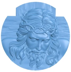 Icon of Jesus Christ T0013128 download free stl files 3d model for CNC wood carving