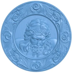 Icon of Jesus Christ T0013169 download free stl files 3d model for CNC wood carving
