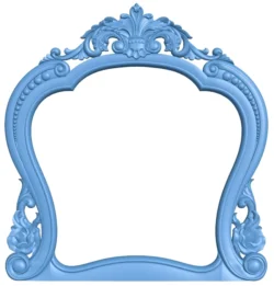 Picture frame or mirror T0013059 download free stl files 3d model for CNC wood carving