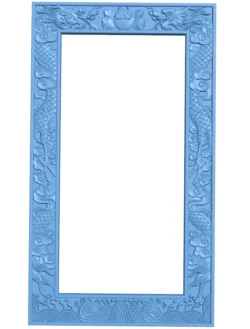Picture frame or mirror T0013061 download free stl files 3d model for CNC wood carving