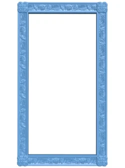 Picture frame or mirror T0013119 download free stl files 3d model for CNC wood carving