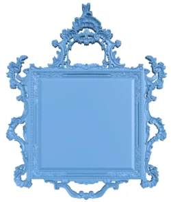 Picture frame or mirror T0013139 download free stl files 3d model for CNC wood carving