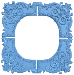 Picture frame or mirror T0013159 download free stl files 3d model for CNC wood carving