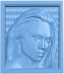 Picture of women T0013043 download free stl files 3d model for CNC wood carving