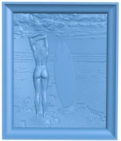 Surfer T0013225 download free stl files 3d model for CNC wood carving