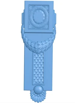 Wall clock pattern T0013163 download free stl files 3d model for CNC wood carving